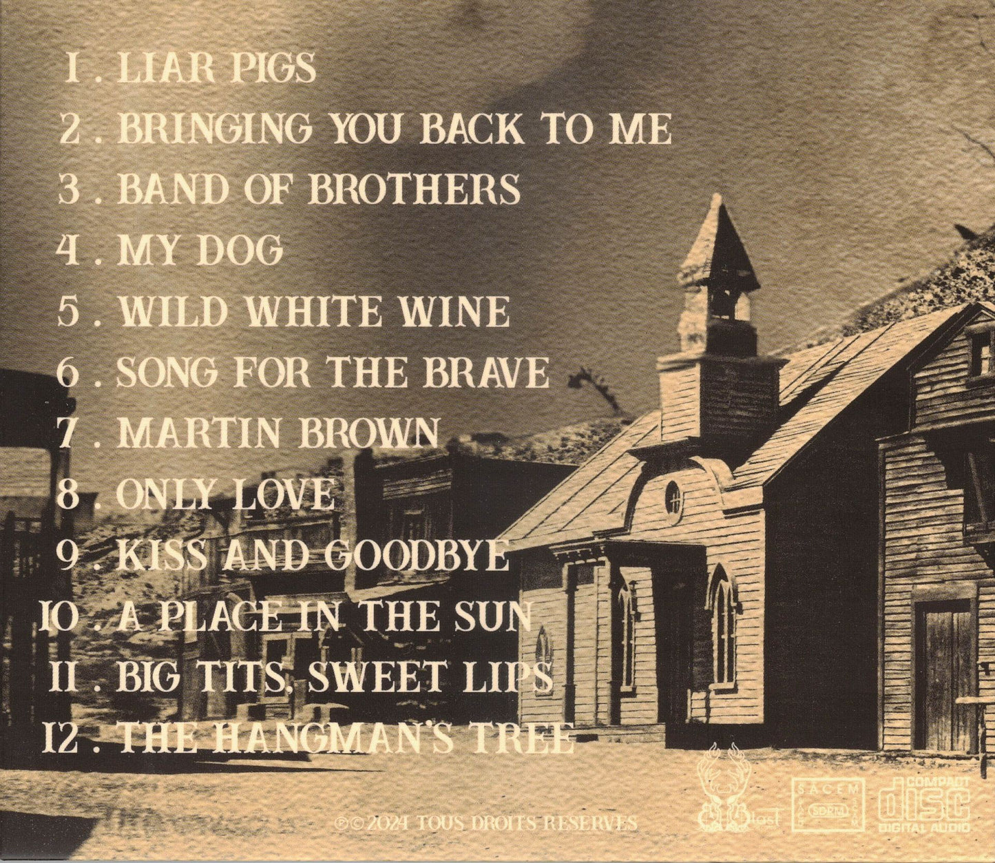 CD GUNSMOKE BROTHERS BAND - Band Of Brothers