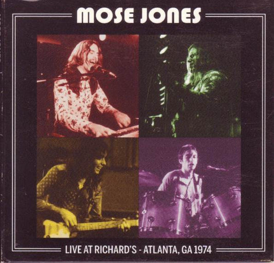CD MOSE JONES - Live In Atlanta 1974