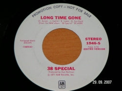 38 SPECIAL  - Long Time Gone / US-Promo