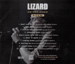 CD LIZARD - On The Road LIVE