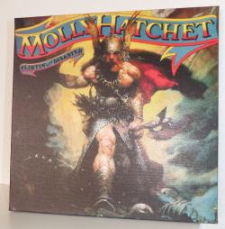 MOLLY HATCHET gerahmtes Bild 2nd Album Cover